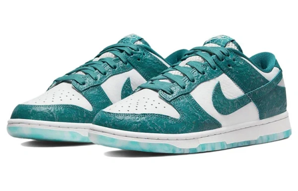 Nike Dunk 'Ocean' Кожа Низкие Кроссовки для Скейтбординга Женские Синие