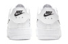 Nike Air Force 1 1 'Cosmic Clay' Синтетическая кожа Низкие кеды для детей для скейтбординга Чисто белый