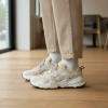 Nike Tech Hera Удобная и Модная Низкий Топ Повседневная Обувь Мужская Серый Желтый