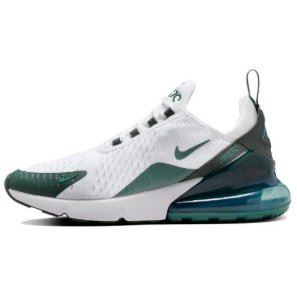 Nike Air Max 270 Low Беговые кроссовки для женщин белые и зеленые