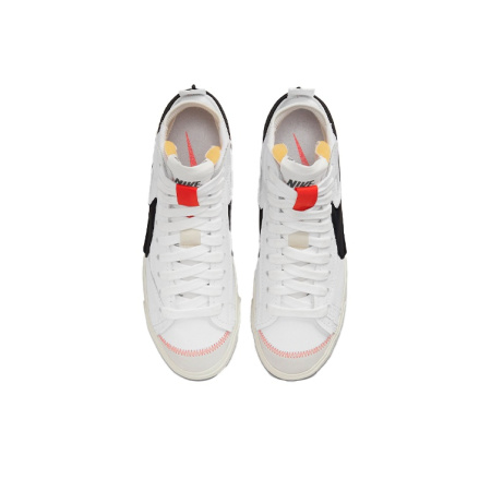 Nike Blazer 77 JUMBO MID Топ Скейтборд Кроссовки Женские Белый Черный