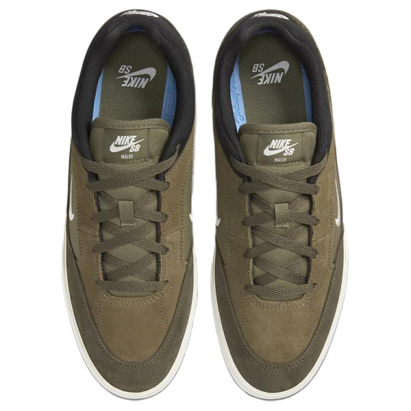 Nike SB MALOR противоскользящие устойчивые к истиранию низкие кеды для скейтбординга унисекс оливково-зеленые
