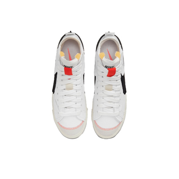 Nike Blazer 77 JUMBO MID Топ Скейтборд Кроссовки Женские Белый Черный