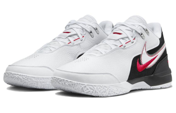 Nike LeBron NXXT Gen Low Топ Баскетбольные кроссовки Мужской Белый черный Азиатская версия