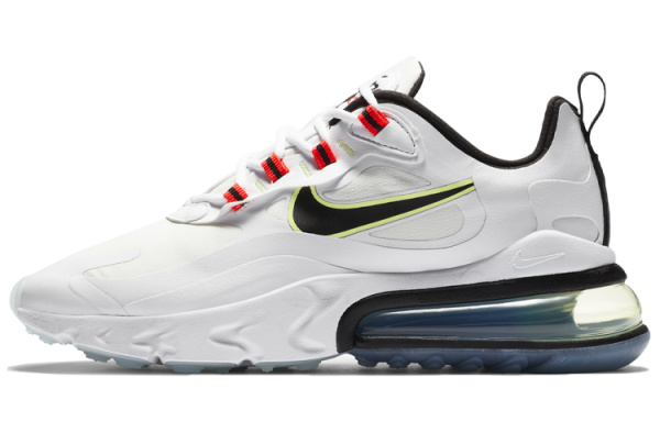 Nike Air Max 270 Винтаж Ткань Низкие Кроссовки с воздушной подушкой для бега Повседневные Женские Белые Черные Красные