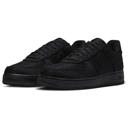 Nike Air Force 1 Low Топ Скейтборд Кроссовки Мужские Черные