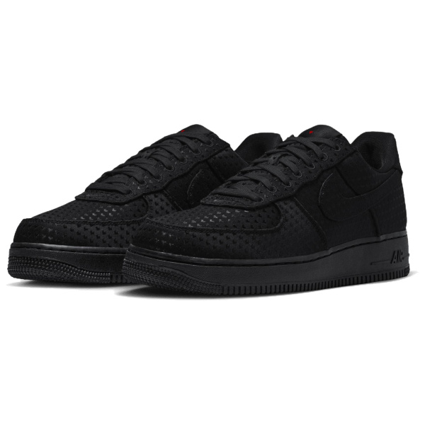 Nike Air Force 1 Low Топ Скейтборд Кроссовки Мужские Черные