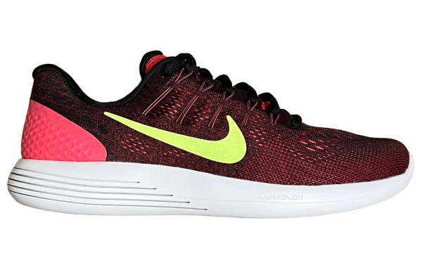 Nike Lunarglide 8 Кружево Вверх Амортизация Противоскользящие Низкие Беговые кроссовки Мужские Красные
