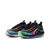 Nike Air Max 97 Текстиль Синтетическая кожа Удобная низкая обувь для гольфа унисекс черно-зеленая