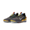 Nike VaporMax Flyknit Ткань Низкий Топ Воздушная Подушка Повседневные Беговые Кроссовки Мужские Серый Желтый