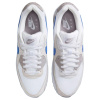 Nike Air Max 90 Устойчивый к истиранию Низкий Топ Повседневные Беговые кроссовки Унисекс Белый Серый Синий