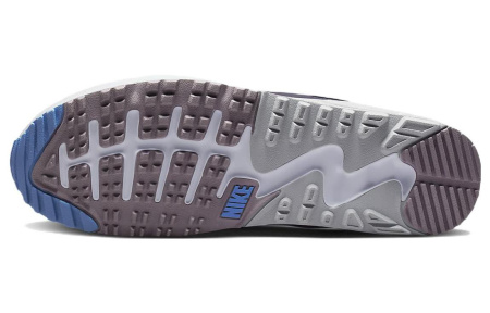 Nike Air MAX 90 г NRG Classic Vintage Low Топ Повседневная обувь Унисекс Фиолетовый Серый Черный