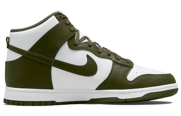 Nike Dunk High Ретро 'Cargo Хаки' Удобные Высокие Кроссовки для скейтбординга Мужские Армейский зеленый
