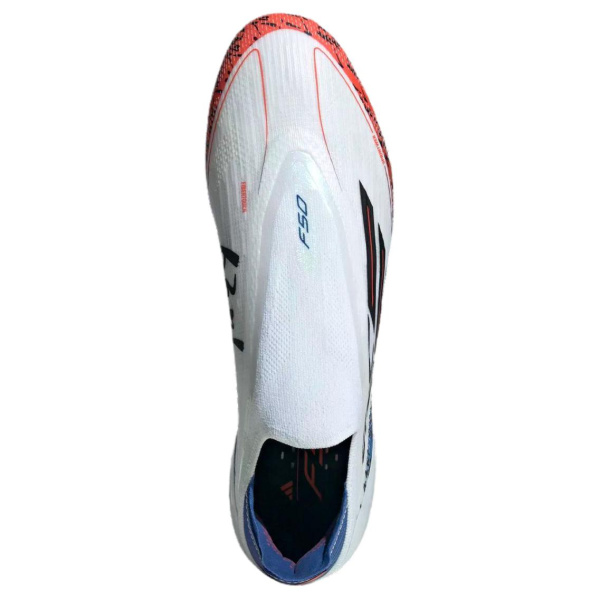 Adidas F50+ Elite Противоскользящие Устойчивые к истиранию Футбольные бутсы Унисекс Белый Синий Красный