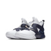 Nike Zoom Soldier 12 LeBron Soldier 12 Ткань Амортизация MID Баскетбольные кроссовки Мужской Морской синий