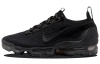Nike VaporMax Flyknit Сетка Текстиль Низкие Повседневные Беговые Кроссовки Женские Черные