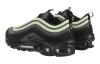 Nike Air Max 97 Текстиль Синтетическая кожа Низкие кроссовки для бега на длинные дистанции GS Черный Зеленый
