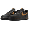Nike Air Force 1 Кожа Противоскользящие Устойчивые к истиранию Низкие Кроссовки для скейтбординга Мужские Черные