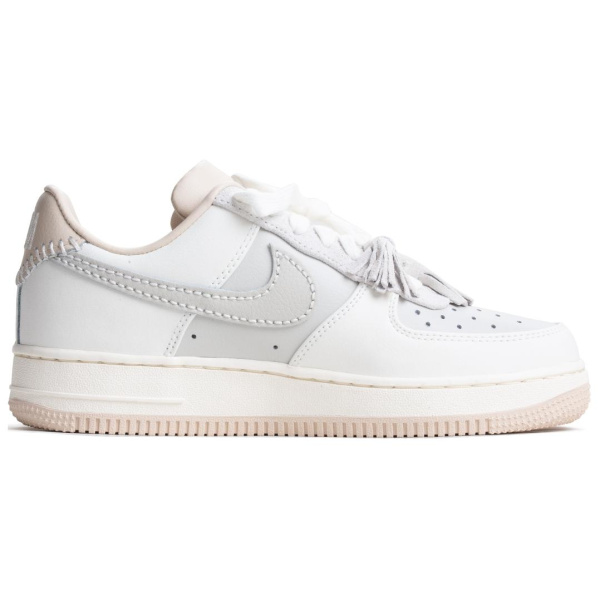 Nike Air Force 1 Slip-Resistant Abrasion-Resistant Low-Top Скейтборд Кроссовки Женские Бежево-Розовые