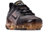 Nike VaporMax 2019 Комфортные Легкие Низкие Беговые Кроссовки Унисекс Черные Золотые