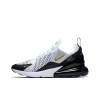 Nike Air Max 270 Ткань Амортизация Баланс Низкий Верх Беговые кроссовки Мужские Черный Белый Золото