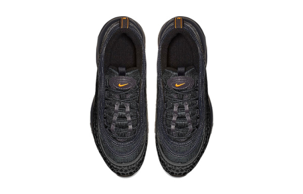 Nike Air Max 97 'Off Noir' Амортизация Низкие Кроссовки для Беговых Занятий Детские Черные Оранжевые Подростковые