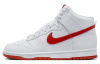 Nike Dunk High 'Picante Красный' Синтетическая кожа кожа против скольжения амортизация высокий топ