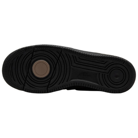 Nike Air Force 1 Slip-Resistant Abrasion-Resistant Low-Top Скейтборд Кроссовки Женские Коричневые Черные