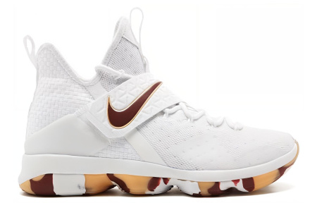 Nike Lebron 14 Wine James 14 Нон-Слип Легкий Высокий Топ Баскетбольные Кроссовки для Игры Мужской Белый