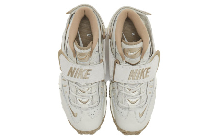 Nike Air Adjust FORCE 'Светлый костный' MID Топ Винтажные баскетбольные кроссовки Женские Белый Коричневый