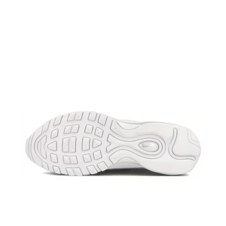Nike Air Max 98 Ткань Низкие Беговые Кроссовки Женские Чисто Белые