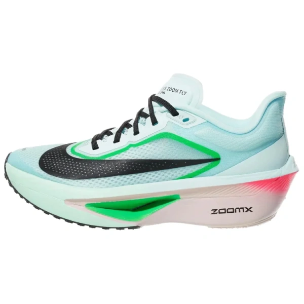 Nike Zoom Fly 6 Износостойкий и Легкий Низкий Топ ZoomX Средняя Подошва Повседневные Беговые Кроссовки Женские Синие
