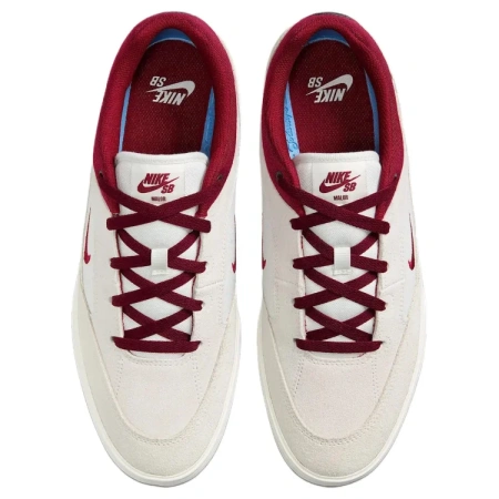 Nike SB MALOR противоскользящие устойчивые к истиранию низкие кеды для скейтбординга унисекс бежево-красные