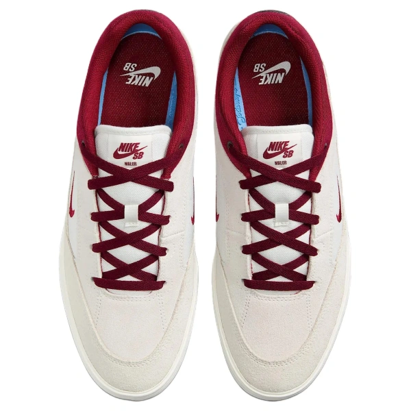 Nike SB MALOR противоскользящие устойчивые к истиранию низкие кеды для скейтбординга унисекс бежево-красные