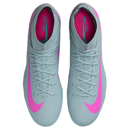 Nike Mercurial Superfly 10 Противоскользящие Устойчивые к истиранию Футбольные бутсы Мужские Розовые Синие