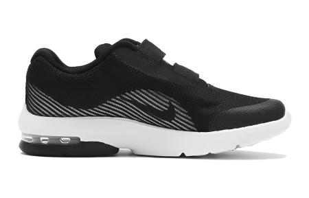 Nike Air Max ADVANTAGE 2 Устойчивые к истиранию Низкие Кроссовки для Беговых Занятий Детские Черно-Белые