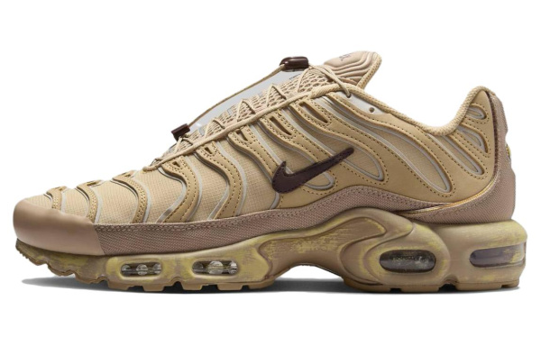 Nike Air Max Plus Устойчивая к истиранию Низкая Повседневная Обувь Мужская Желтая Черная
