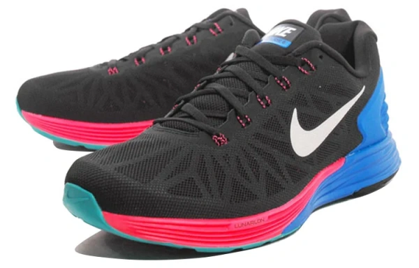 Nike Lunarglide 6 Удобные с амортизацией противоскользящие дышащие низкие беговые кроссовки мужские