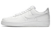 Nike Air Force 1 07 Кожа Устойчивая к истиранию Низкие Кроссовки для скейтбординга Мужские Чисто Белые