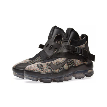 Nike Air Vapormax High Топ Air Cushion Марафон Беговые кроссовки Унисекс Черный
