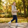 Nike P 6000 противоскользящие устойчивые к истиранию низкий топ детские беговые кроссовки серебряный