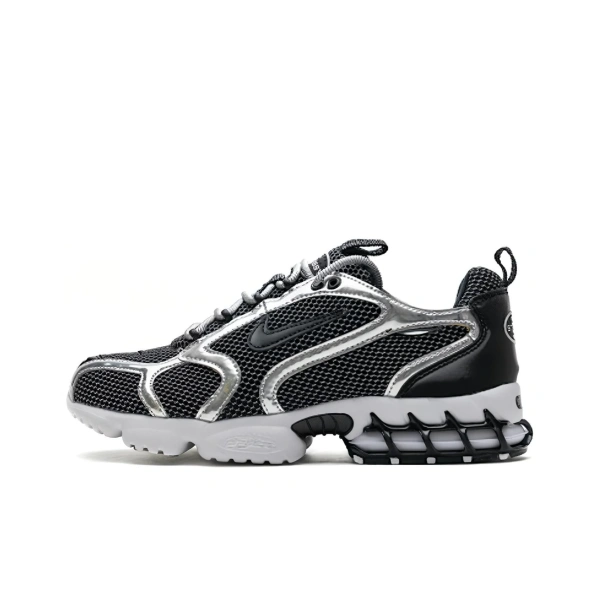 Stussy X Nike Air Zoom Spiridon Cage 2 Амортизация Противоскользящий Устойчивый к истиранию Низкий Топ