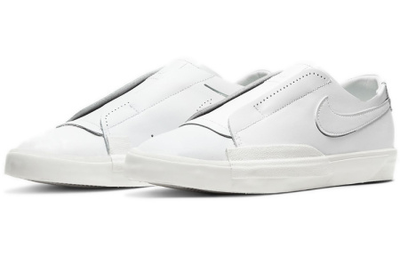 Nike Blazer Slip Low Топ Скейтборд Кроссовки Женские Белые