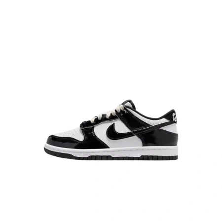 Nike Dunk Mid Топ Детские Кроссовки для Тренировок Черный Белый Детский