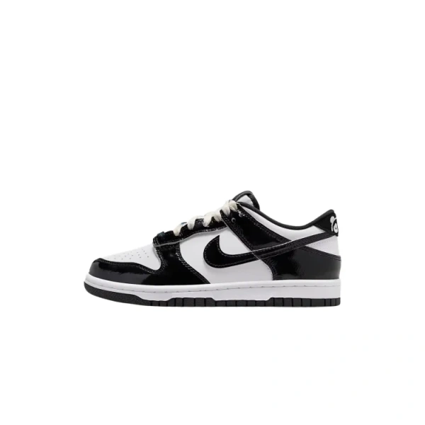 Nike Dunk Mid Топ Детские Кроссовки для Тренировок Черный Белый Детский