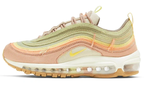 Nike Air Max 97 Износостойкие и Легкие Низкие Кроссовки с Дышащей Подушкой для Беговых Повседневных Занятий Женские