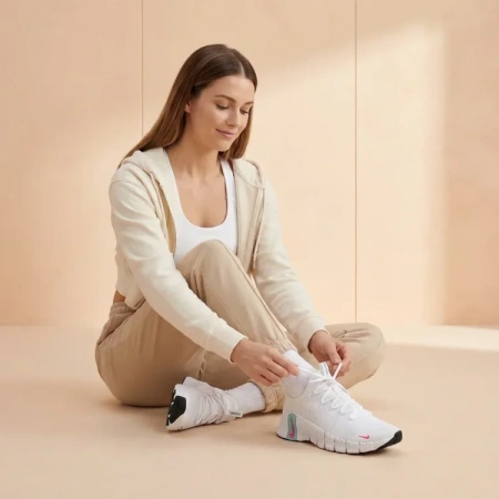 Nike Free Metcon 6 Low Топ Кроссовки для тренировок Женские Белые