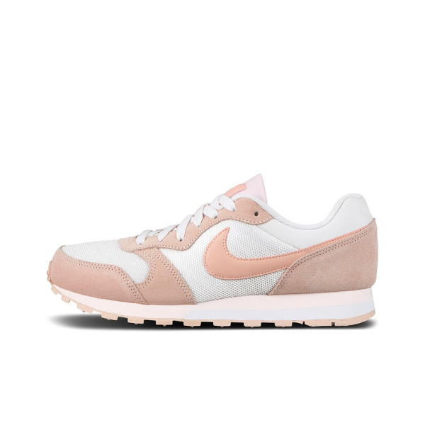 Nike MD Runner 2 Амортизация Устойчивость к истиранию Легкий Низкий Верх Беговые кроссовки Женские Серый Розовый
