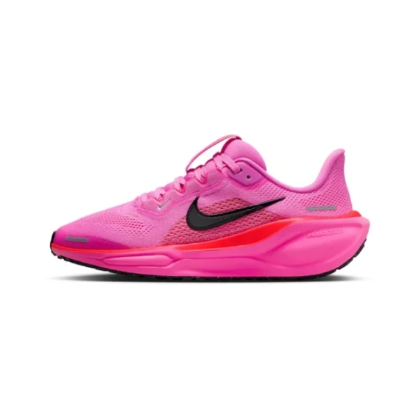 Nike Pegasus 41 Устойчивые к истиранию Низкие Детские Беговые Кроссовки Фиолетово-Розовые Унисекс