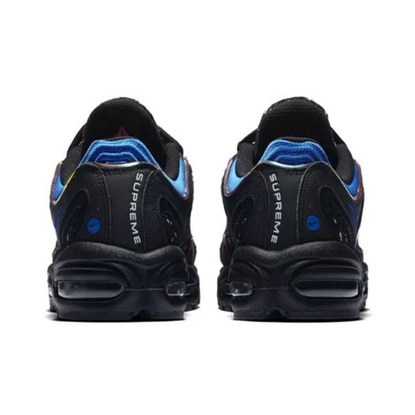 Supreme X Nike Air Max Tailwind Текстиль Синтетическая кожа Амортизация Устойчивость к истиранию Низкий верх